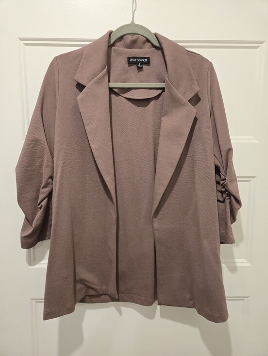 Dear Scarlett Jackets & Blazers - New Dear Scarlett Open-Front Blazer Jacket